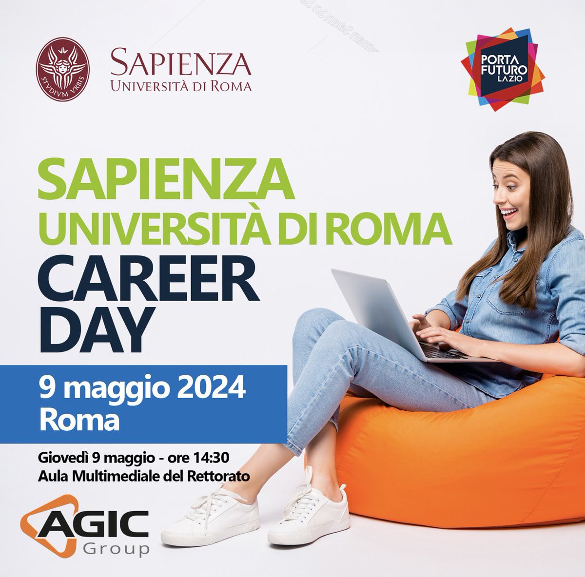 Nuovo Career Day Agic Technology  
📍Sapienza Università di Roma  
🗓️ 9 maggio 2024
🕜 14.30

✔️Prenota qui il tuo posto > uniroma1.jobteaser.com/it/events/2155…

#careerday #hr #hiringnow #hiring #agictechnology #agicgroup #recruiting