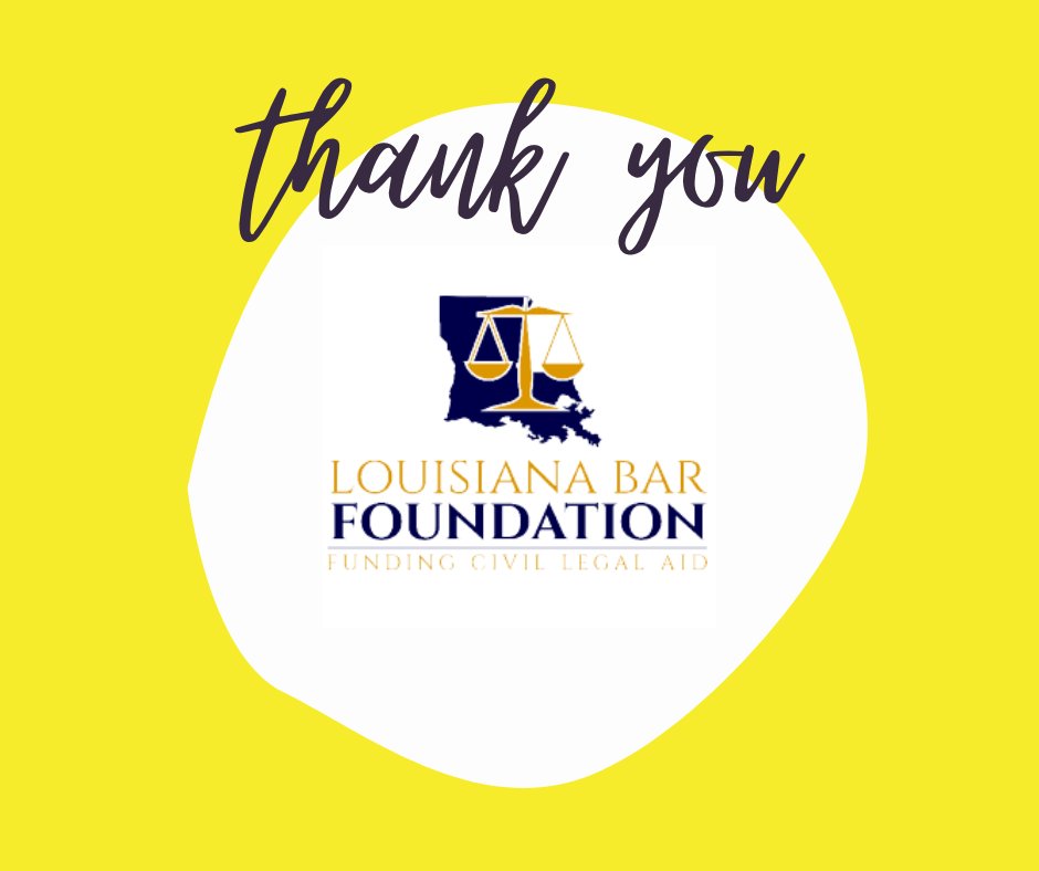 🌟 Gratitude Alert! 🌟 Huge thanks to the Louisiana Bar Foundation for their unwavering support of the Baton Rouge Children's Advocacy Center. #ThankYou #CommunitySupport #MakingADifference 🙏👏👧👦🏽👶🏾