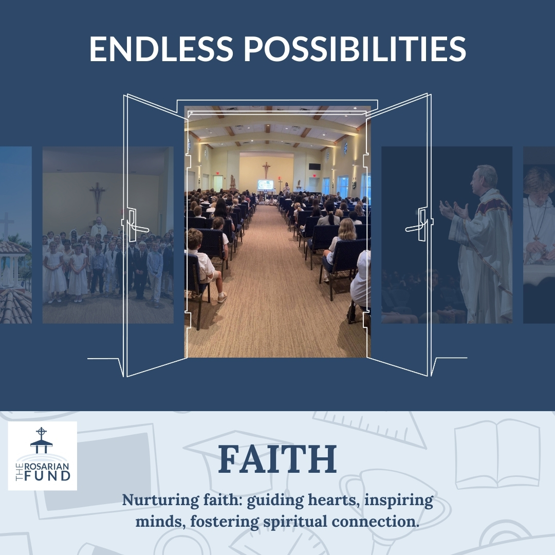 Faith fuels our journey at Rosarian Academy! 🙏✨ With your support of the Rosarian Fund, we nurture hearts, inspire minds, and foster spiritual connection for our students. Join us in embracing endless possibilities through faith-based education. 

rosarian.org/rosarianfund/