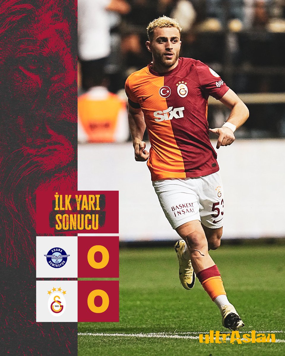 İlk Yarı Sonucu | Adana Demirspor 0 - 0 GALATASARAYIMIZ