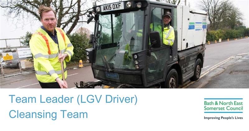 !!Closing soon!! Come and join our Cleansing Team as a Team Leader LGV Driver . We take pride in our environment and work hard keeping our streets and open spaces clean so they are places we can all enjoy. To apply: ow.ly/pc7f50RiRRG #Cleansing#bathjobs #bathnesjobs