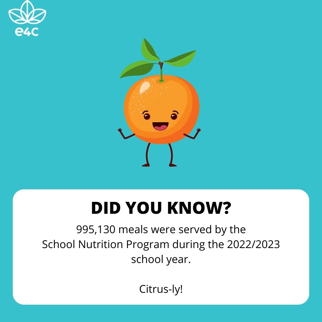 Did you know? 

#nutritionmonth #e4c #schoolnutritionprogram