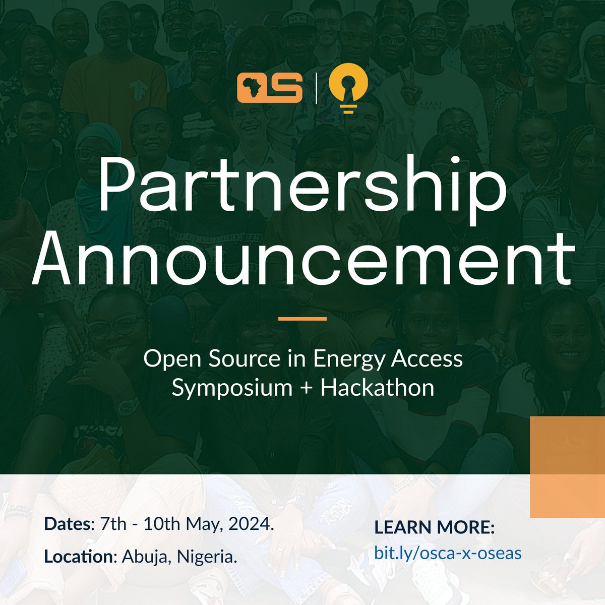 Hey developers! 👋🏾🫡 We’re excited to announce our partnership with @EnAccessFdn for the Open Source in Energy Access Symposium and Hackathon taking place between the 7th - 10th May 2024. More juicy details below 👇🏾 #OpenAccessEnergy #OpenSourceEnergy #OSEAS #OSEAS2024