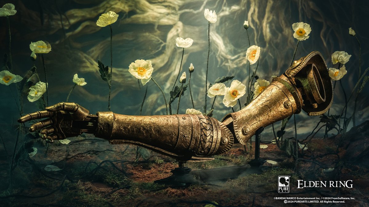 From one of the most charismatic ELDEN RING characters, we present a truly unique ELDEN RING collectible: The ELDEN RING: Arm of Malenia Life-Size Replica 💪 Pre-order here ➡️ ow.ly/LlRN50Roh53