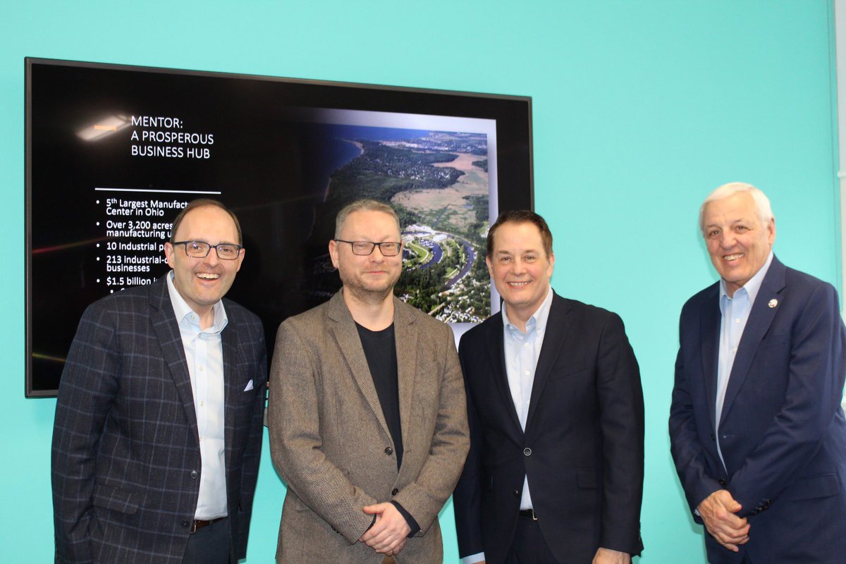 Visiting CODEBase in Aberdeen earlier, it was a pleasure to meet representatives from @cityofmentor in Ohio, USA who are in town to learn more about the @scotgov funded Techscaler programme and our investment in tech start ups.