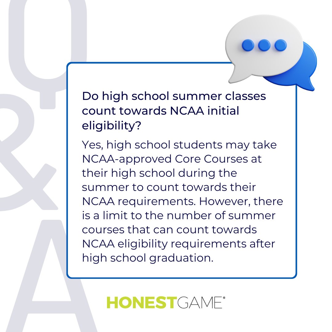 🌞📚 Learn how summer school (and virtual courses) affect your academic eligibility for college sports ➡️ bit.ly/HGxSummerSchool (🔗 in bio)