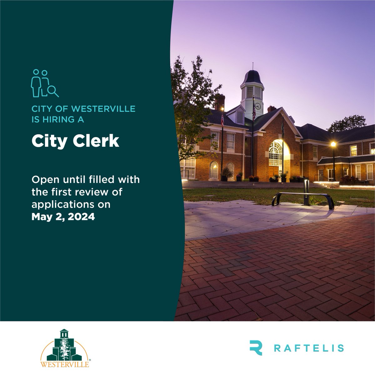 You still have time to apply to be the City of Westerville, Ohio's next City Clerk! The City Clerk is a vital part of the City of Westerville’s ongoing success story.
 
Learn more and apply here: hubs.la/Q02v9H8p0

#Jobs #Career #CareerOpportunity