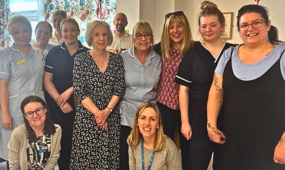 Congratulations to NHS long-serving Lynn on her retirement after an amazing 46 years! 🎉 Thank you, to Lynn for all your hard work and dedication. As a valued member of staff, she will be missed dearly. We wish her all the best for her retirement!