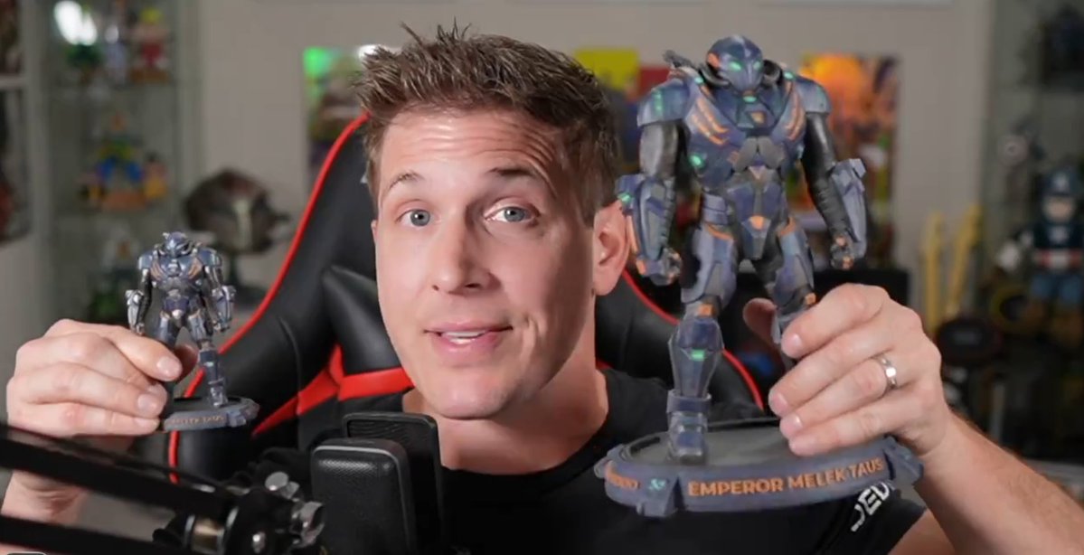 I have 4 of these amazing <a href="/WagmiGameCo/">NiFe WARS | WAGMI Games</a> Human Emperor 3d printed statues available for you to get your hands on.

All you need to do is 
-Repost 
-Drop a comment if you are team Human or team Alien

I will pick one winner on Saturday.

The winner will get an NFT that allows you to
