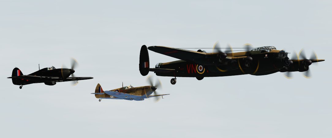 The VRBBMF have arrived in Florida for the Cocoa Beach Airshow 2024! Arriving in formation was Lancaster B Mk. I PA474, Spitfire LF Mk. IXe MK356 and Hurricane Mk. IIc PZ865. Our display is Saturday at 17:15 BST.

#vrbbmf #lestweforget #raf #roblox #spitfire #hurricane #lancaster