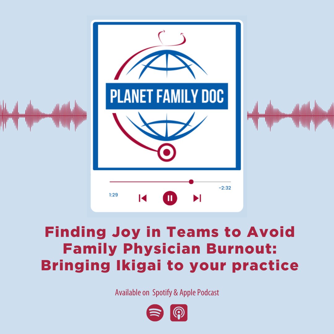 Join us on Planet Family Doc as we explore 'Finding Joy in Teams to Avoid Burnout.' Discover how to bring Ikigai to your practice. Tune in for insights on building resilient healthcare teams: ow.ly/Umhq50Rp5o5 #PlanetFamilyDoc #BesrourCentre 👩‍⚕️ @KimYuMD