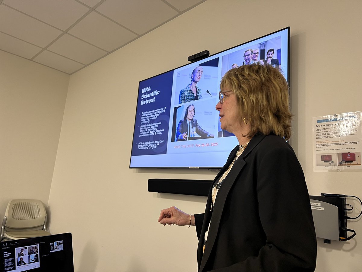 BellacosaLab's tweet photo. It was a pleasure hosting the wonderful @joanbethlevy from @MelanomaReAlli at @FoxChaseCancer @TempleUniv showcasing the exciting melanoma research being conducted here, including by @FaneMitchell and @Yash_Chhabra , two recent recruits from the lab of the amazing @AshaniTW https://t.co/Je05KtjwJO