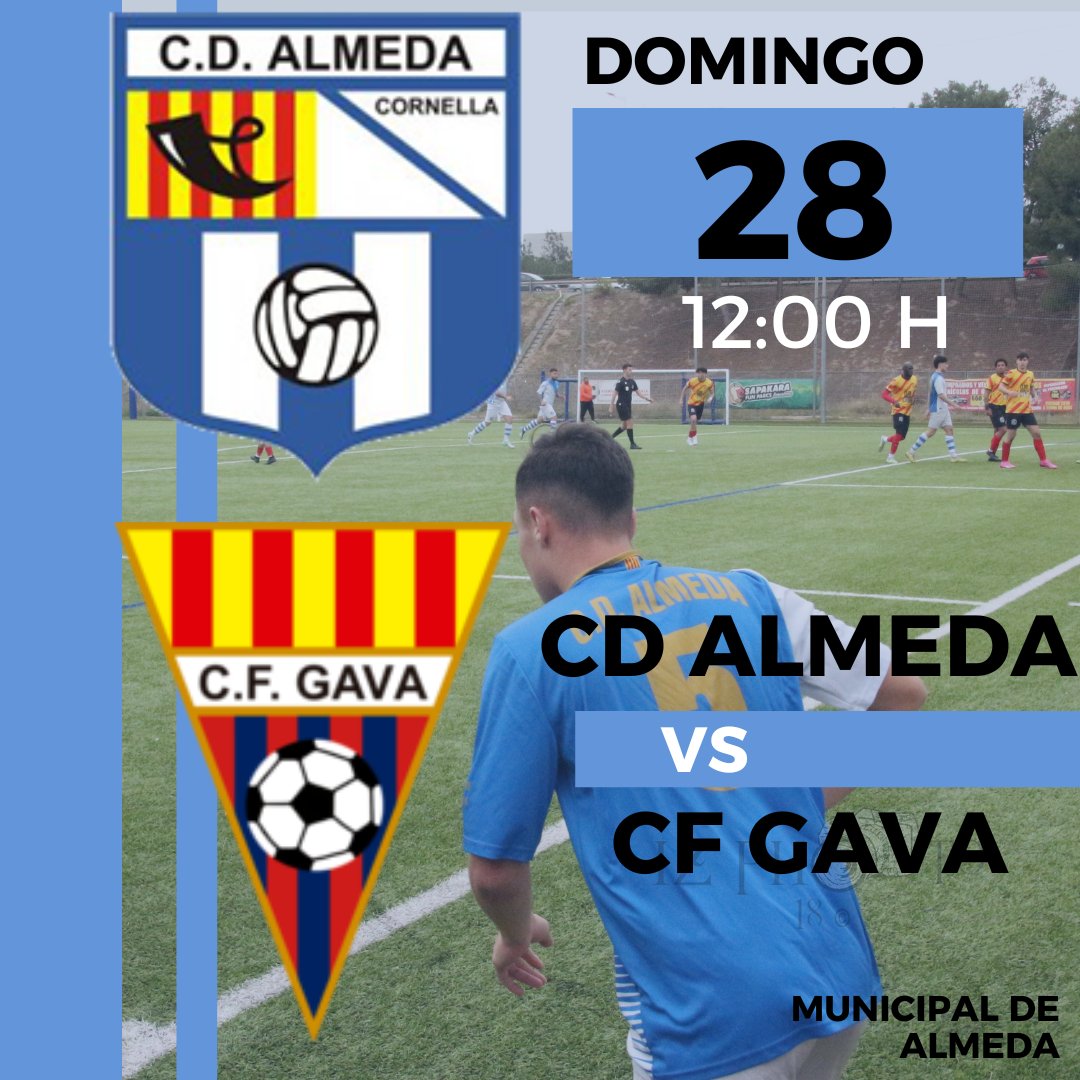 ⚔️ Duelo importantísimo para el Primer Equipo en sus aspiraciones.

⚪🔵 Los nuestros defienden la plaza de Playoff ante uno de los rivales más fuertes de la categoría.

🏟️ Te esperamos el domingo a las 12 en el Municipal de Almeda.