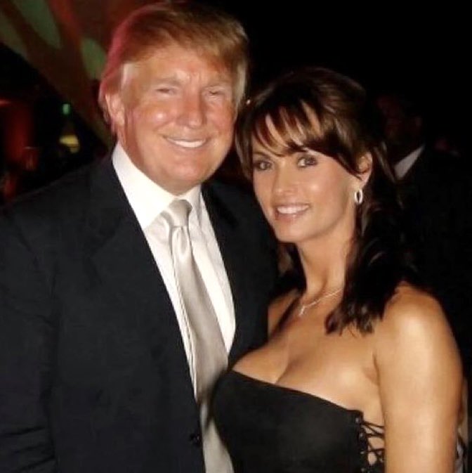 Trump can’t be with Melania on her birthday because he’s on trial for arranging to pay off Playboy model Karen McDougal to keep silent because he had an affair with her during Melania’s entire pregnancy. That’s why he’s missing her birthday.