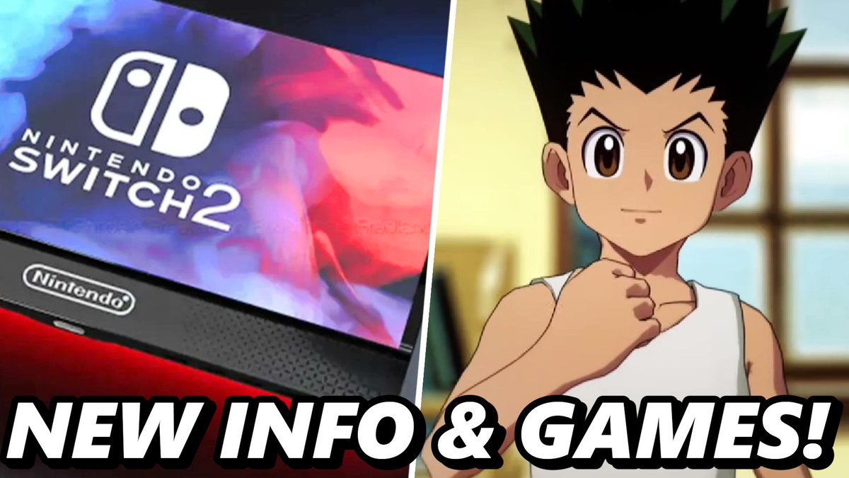 New rumored info on the Nintendo Switch 2, new games revealed for Switch, Hunter X Hunter Nen Impact divides fans online & more. Likes & retweets appreciated! 🔥🙏🏿 Watch Here: youtu.be/YxlsZ4Vs62s