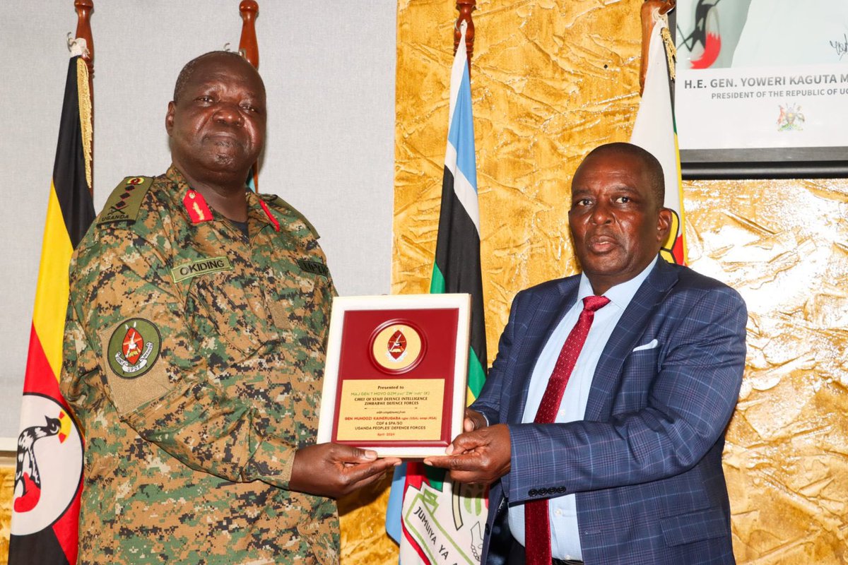 The Deputy Chief of Defence Forces, Lt Gen Sam Okiding commended the Zimbabwe Defence Forces for their willingness to partner with the UPDF in solving the security challenges in their respective countries