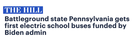 Read All About It! We rolled out 6 NEW ELECTRIC SCHOOL BUSES at @shsdrollers Steelton-Highspire School District! Thanks to our partners -- @LGAustinDavis, @RepMadsen, @MIskricJR, @PPLElectric, @Gen_180, @CleanAirMoms & IC Bus! #caringforstudents #focusonsafety #goyellowgogreen