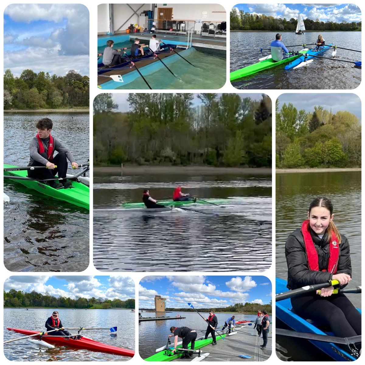 A great day of fun #CommunityRowing teamwork with young people from @FPSMotherwell & @BellshillA We had everything from racing to chilling out on the loch, tank time in the @ScottishRowing Centre and skills development on the water @SP_RC1 @NLActiveSchools @active_nl