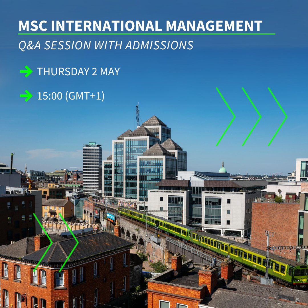 Join our Admissions Officer, Miriam, on Thursday, May 2nd for an informative online Q&A session covering our MSc in International Management programme. Register now 👉 bit.ly/4b9p13K #TransformingBusiness #TrinityCollege #TrinityBusiness #Admissions #Events