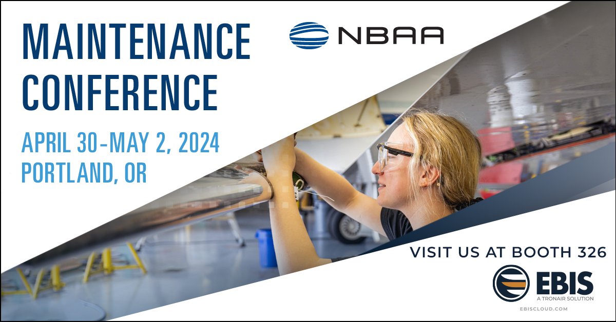 Are you ready for the @NBAA Maintenance Conference in Portland? We can't wait to see you there! Bring your daily challenges and frustrations that hinder your productivity and share them on our wall at Booth #326. See you soon! #NBAA  #AircraftMaintenance #GSEMaintenance