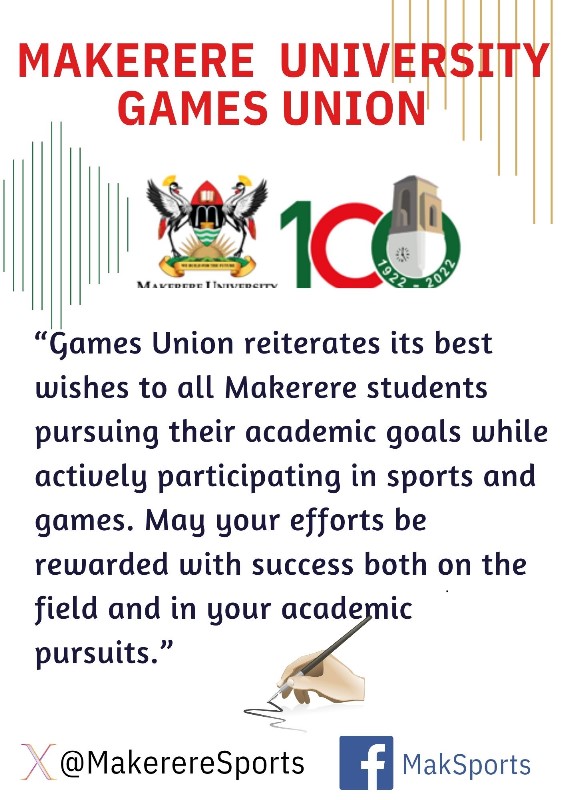 Wishing you all success in your exams. #MakSports