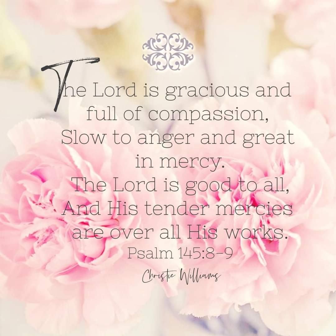 The Lord's tender mercies are all over His works.