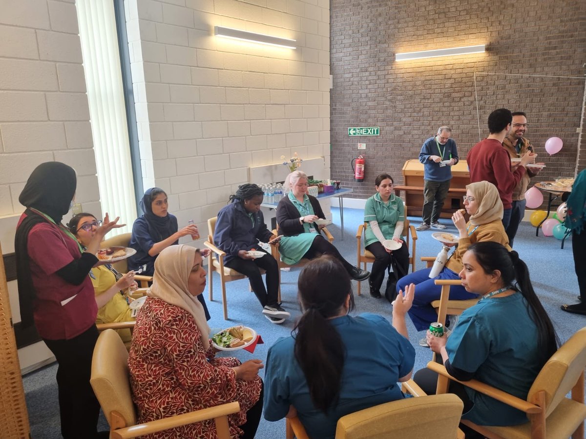 ✨ Eid Mubarak!🌟 Our fantastic staff organised a heartwarming Eid Party filled with joy, laughter, and, delicious cake! 🎂 Congratulations to all our lucky raffle winners! Nasira- Staff Nurse, Mahsook, ODP and Pooja! 🎉🎁 #LeadTheWay #WeAreUHS #EidParty @UHSFT