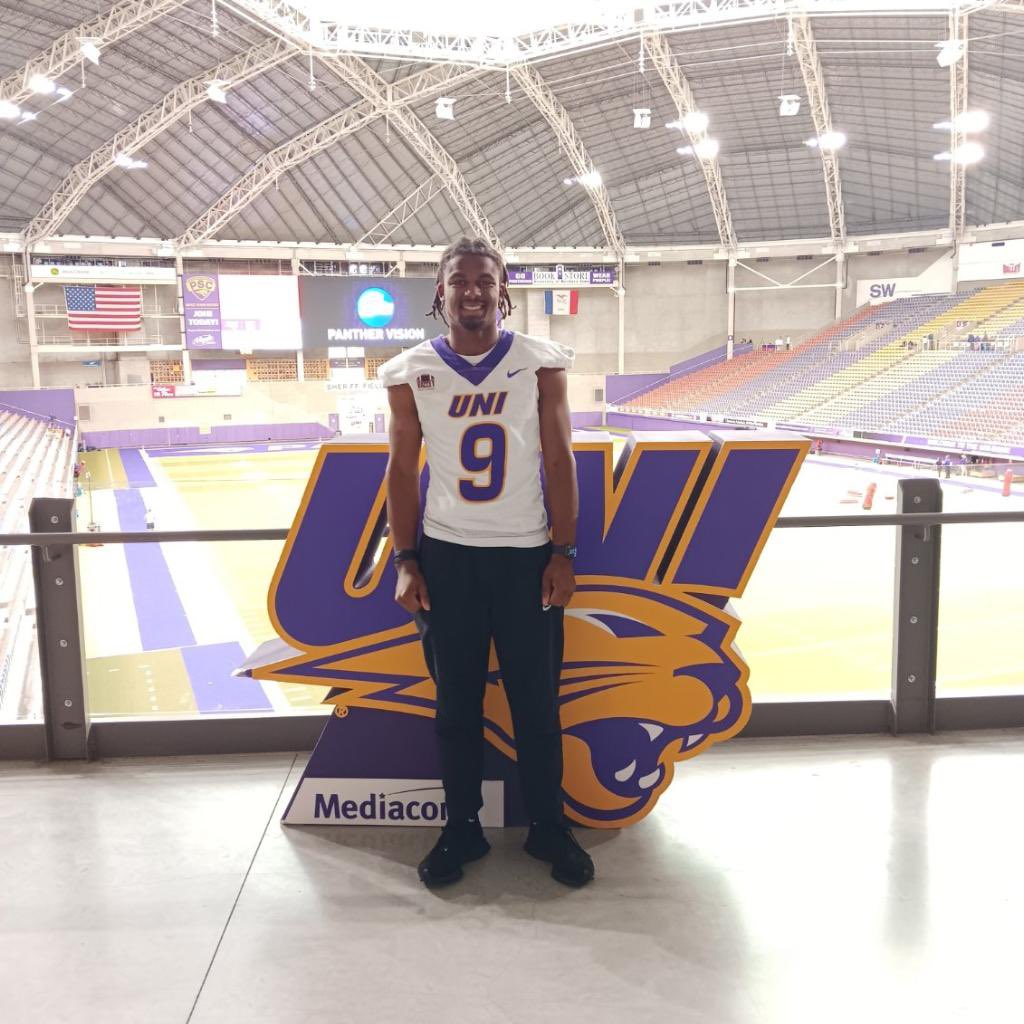 Was extremely blessed to be on an U.O visit at the UNI this past weekend great coach great atmosphere @AtifAustin @UNIFootball