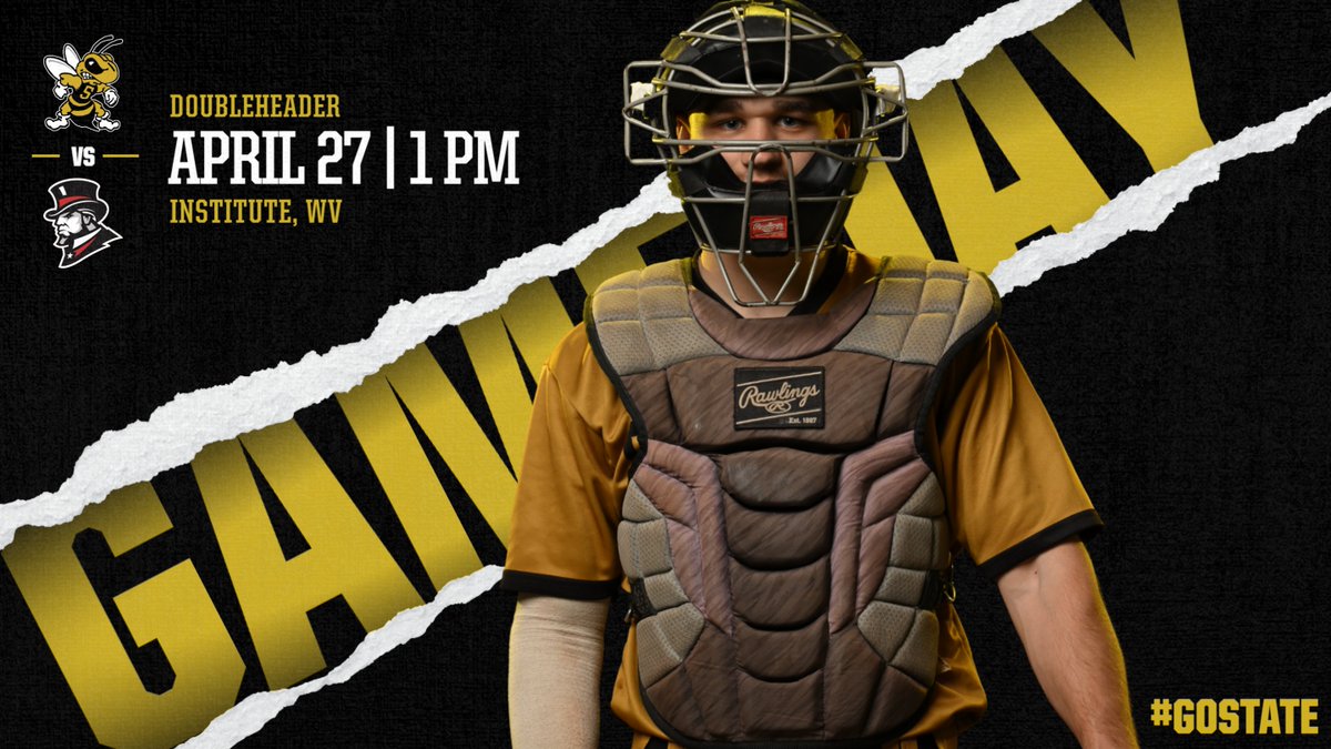 ⚾️ vs. Davis &amp; Elkins
📍 Institute, WV
⏰ 1:00 PM
💻 mountaineast.tv/wvsu/
📊 bit.ly/3SZA8pJ