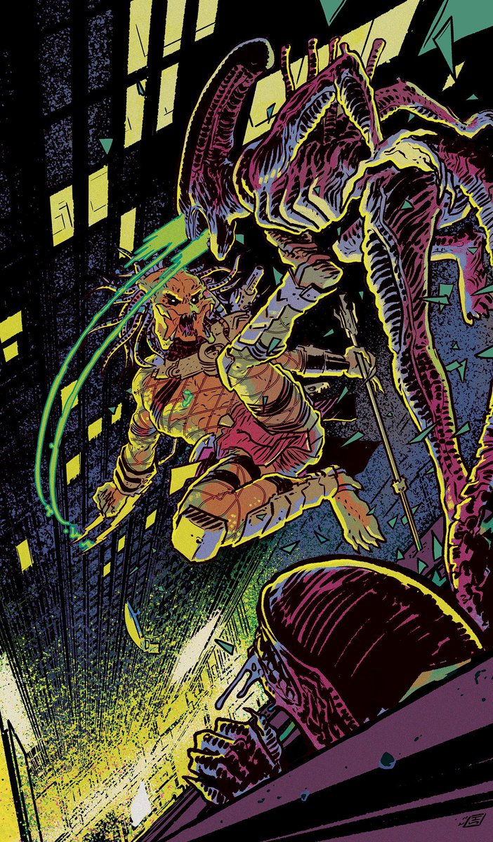 「Most of my ALIEN art involves Aliens get」|Hayden Shermanのイラスト