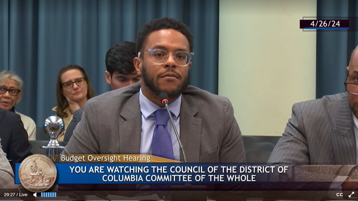 CAH Resource Allocation Officer Brandon Saunders provides additional context to the questions posed by Chairman Mendelson concerning the proposed FY25 budget. Combined with additional comments provided by CAH Chairperson Reggie Van Lee and ED Aaron Myers. #TheDCArts @councilofdc