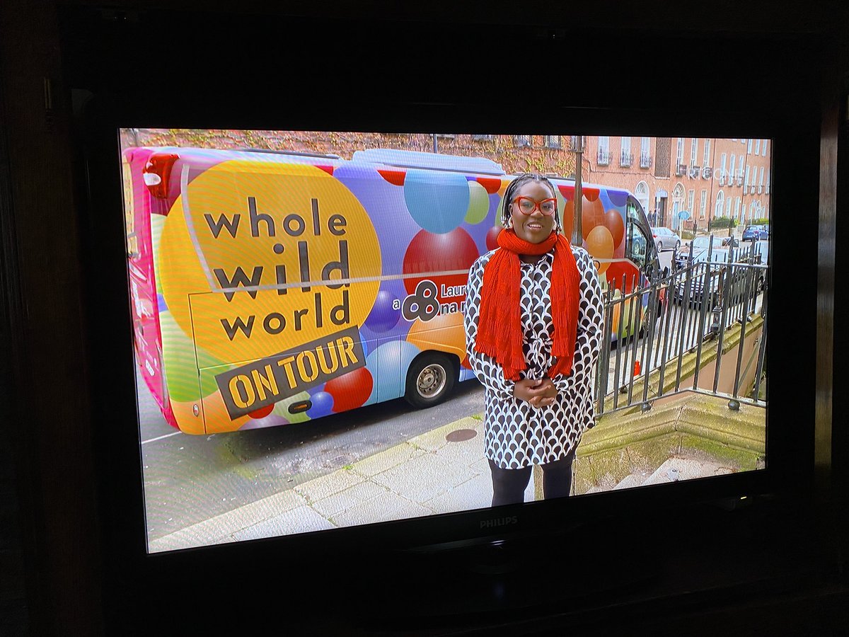Tuning in to watch the #WholeWildWorld Bus Tour on @RTEOne! 🚌