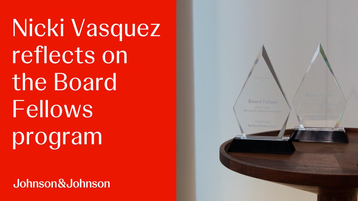 Actinogen board member Nicki Vasquez dives into her experience with our Board Fellows program and how the education, networking, and ongoing support prepared her to lead. Read her blog: jji.jnj/49TtXZp