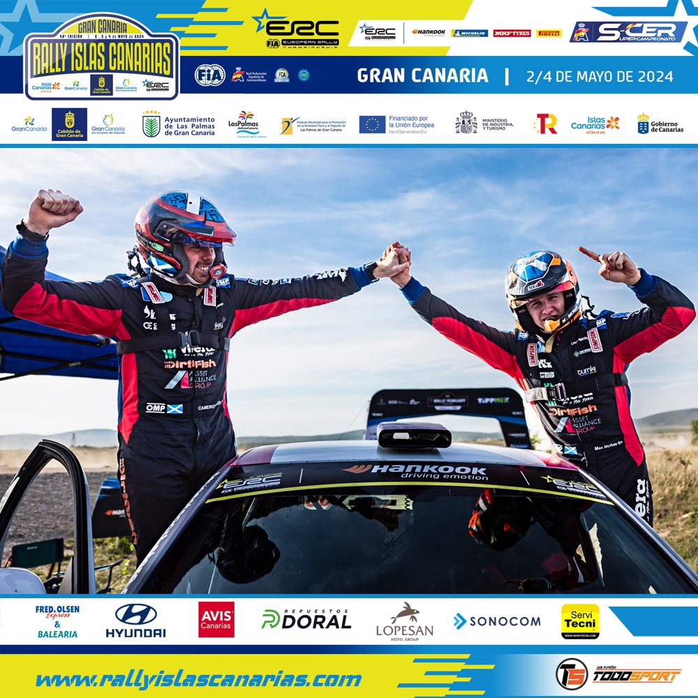 ✍️ Max McRae defenderá en el #RallyIslasCanarias su liderato en el Junior ERC 👉 El sobrino de Colin McRae disputará por primera vez la prueba grancanaria. Antes lo hizo su abuelo Jimmy (1986 y 1992) y su padre Alister (1993). 📎 rallyislascanarias.com/index.php/es/n…