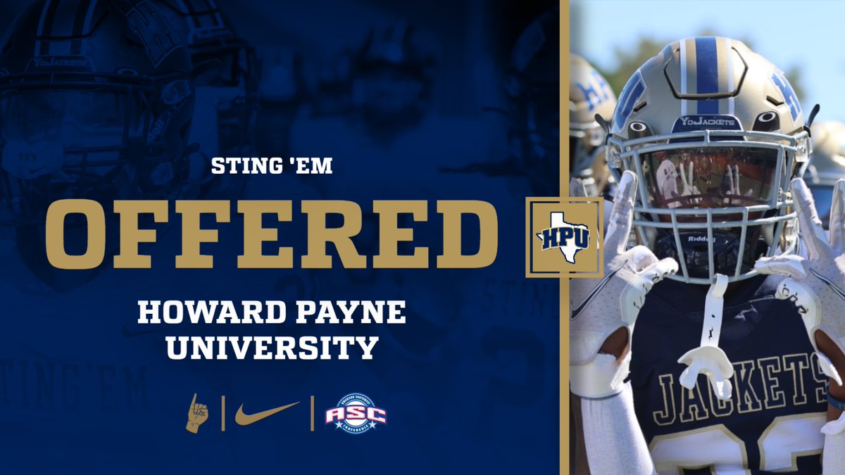 After a great conversation with @coachcarrollHPU I am blessed to say I have earned my first offer to @HPUFootball! Sting Em’ Jackets! AGTG. @CHHS_FOOTBALL @GCISD_Athletics @_Jerry_Edwards @CoachDPike @CoachMendoza12 @MonteSparkman @rob_zuckert @KickExposure @Briggs_bourg…