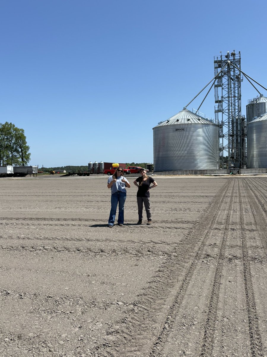 First of the soybean trials are planted. Big thanks to the @NCStatesoybeans team for planting and all the help they have been!