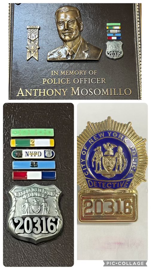 New shield, same number for our #BlueFamily sister: we’re sad to lose Det. Francesca Mosomillo from the ranks of the @nycpba, but we’re proud that she will carry on her hero father’s legacy along with his shield number — the first 5-digit detective shield ever issued by the NYPD.