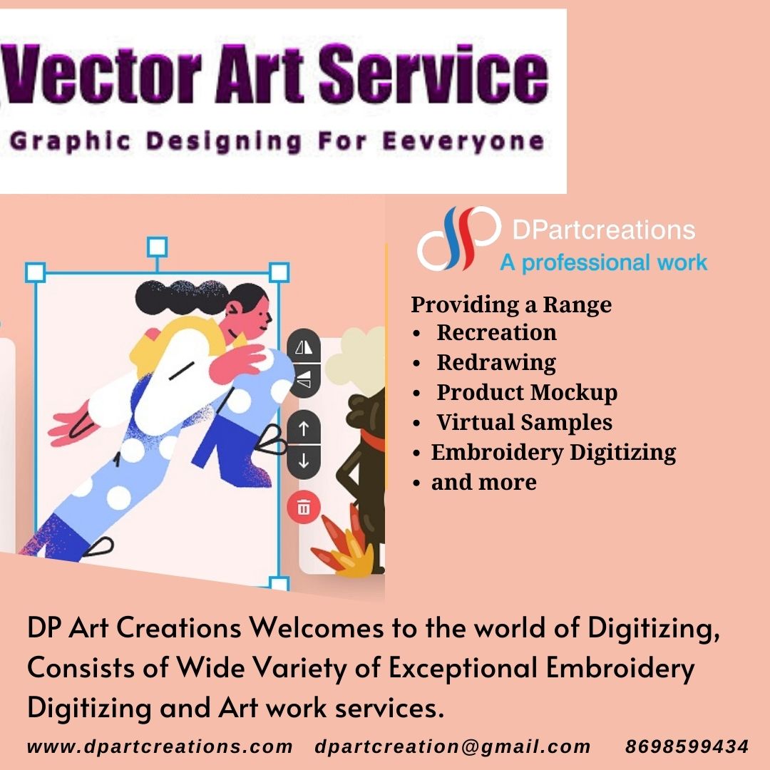 DpartCreation's tweet image. Transforming concepts into captivating imagery is our expertise at #dpartcreation. With a focus on meticulous #EmbroideryDigitizing , precise #clippingpaths, vibrant #vectorconversions, unique #LogoDesign, and eye-catching #productmockups, we elevate brands to new heights.