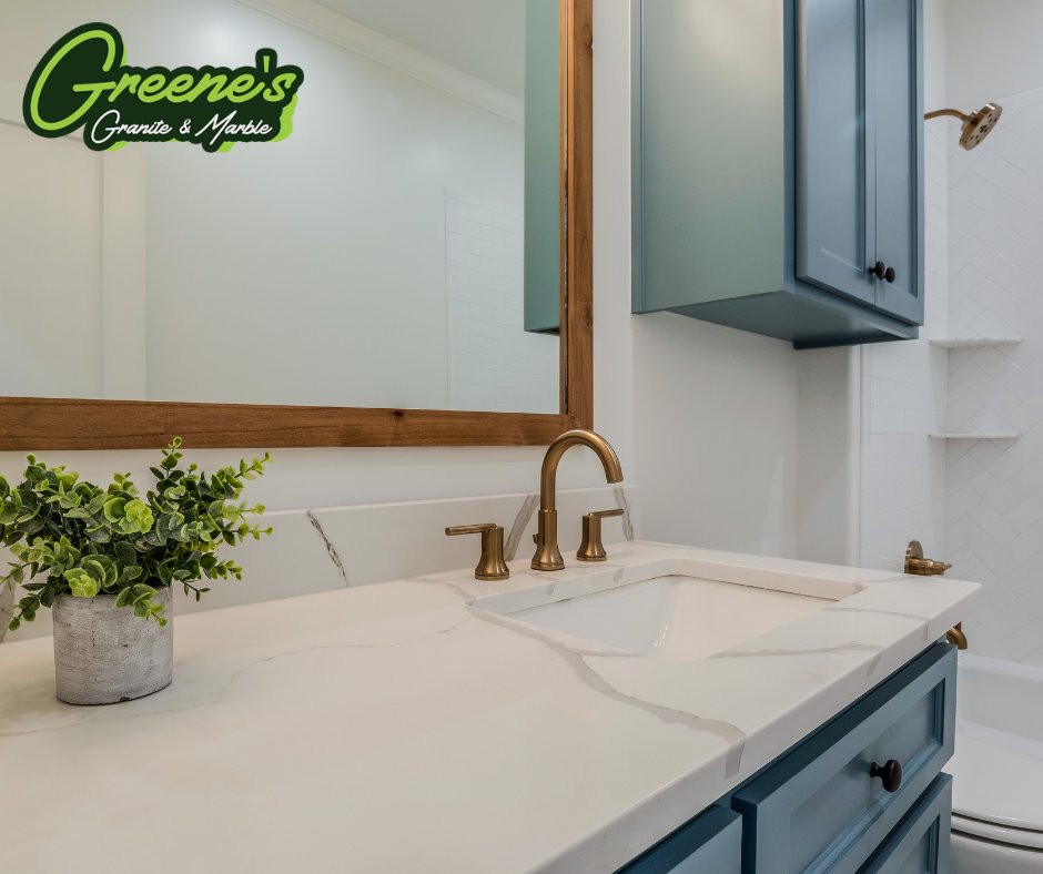 Ready to reimagine your space? Contact the remodeling experts at Greene's Granite & Marble today to get started! 🏡🌟

📞 - (678) 975-7210

#custombathroom #customkitchen #countertops #granite #marble #sinks #bathroom #kitchen #remodeling