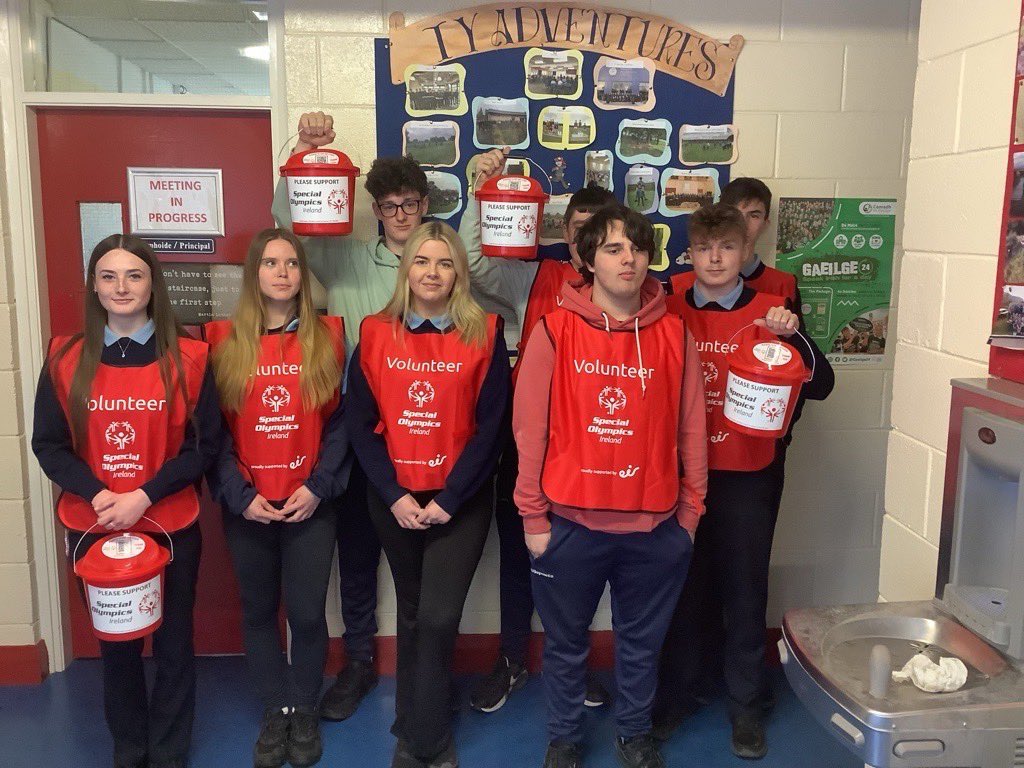 ￼
￼
On the 19th April TY students took to the streets of Clara town collecting for the Special Olympics. Thank you to all those who donated to this wonderful cause. We are delighted to announce we raised €1,400 which will make a big difference to these athletes