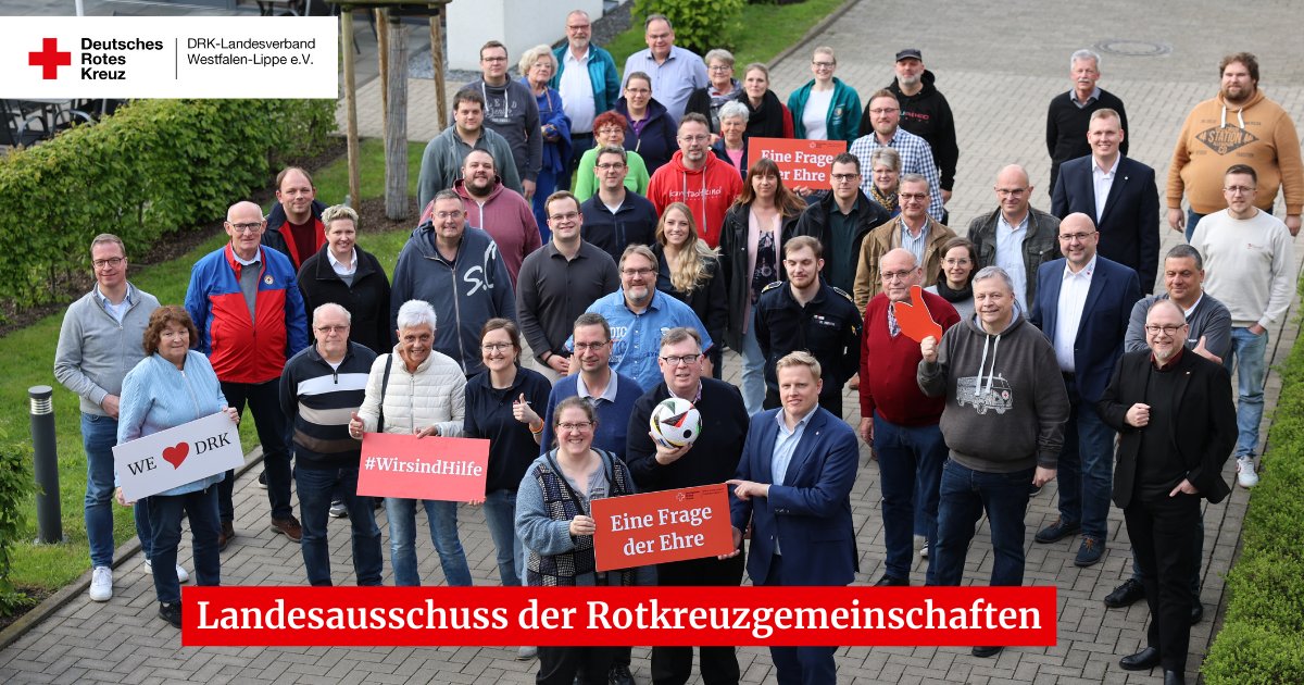 Heute und morgen findet bei uns in Münster der Landesausschuss der Rotkreuzgemeinschaften statt. Wir freuen uns, dass mehr als 50 Vertreterinnen und Vertreter der Kreisverbände vor Ort sind 💪 #drk