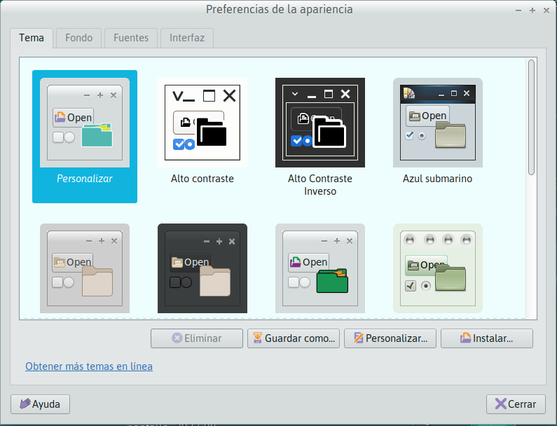 ¡Con HUAYRA podés elegir su apariencia! 🖌️🎨
Cambiando fondo de pantalla, temas de iconos, fuentes e interfaz.

Probá hacerlo desde:👇
Sistema > Preferencias > Aspecto y comportamiento.

O haciendo click 🖱️con el botón derecho en el Escritorio > Cambiar fondo de escritorio.