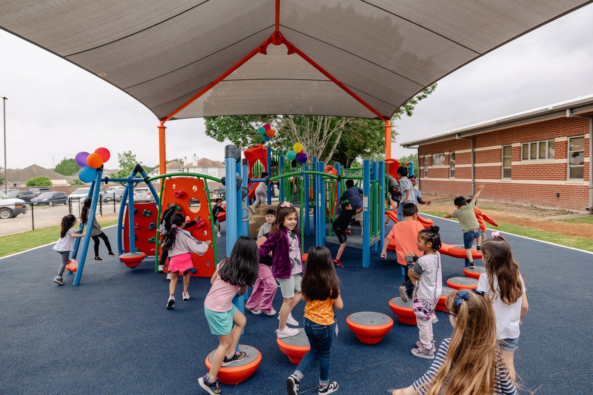 Today, Popham ES got a new playground! The ribbon-cutting ceremony took place this morning with students rushing in to try out the new facility. Thank you to our Maintenance and Operations team for making this all possible!