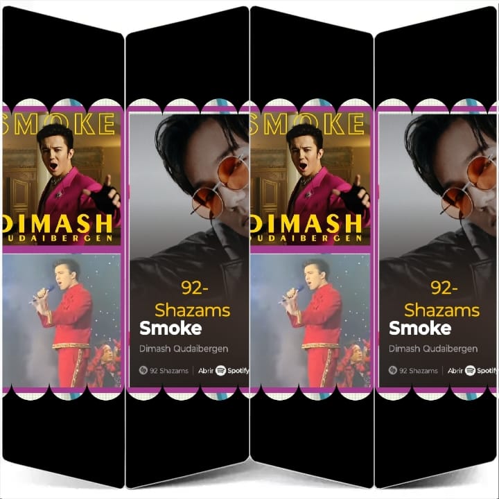 @Di_Renaissance_ @dimash_official Feliz de verte Dear 😘 Mi Shazam: 26/04/2024 #SmokeByDimash #DimashOnShazam