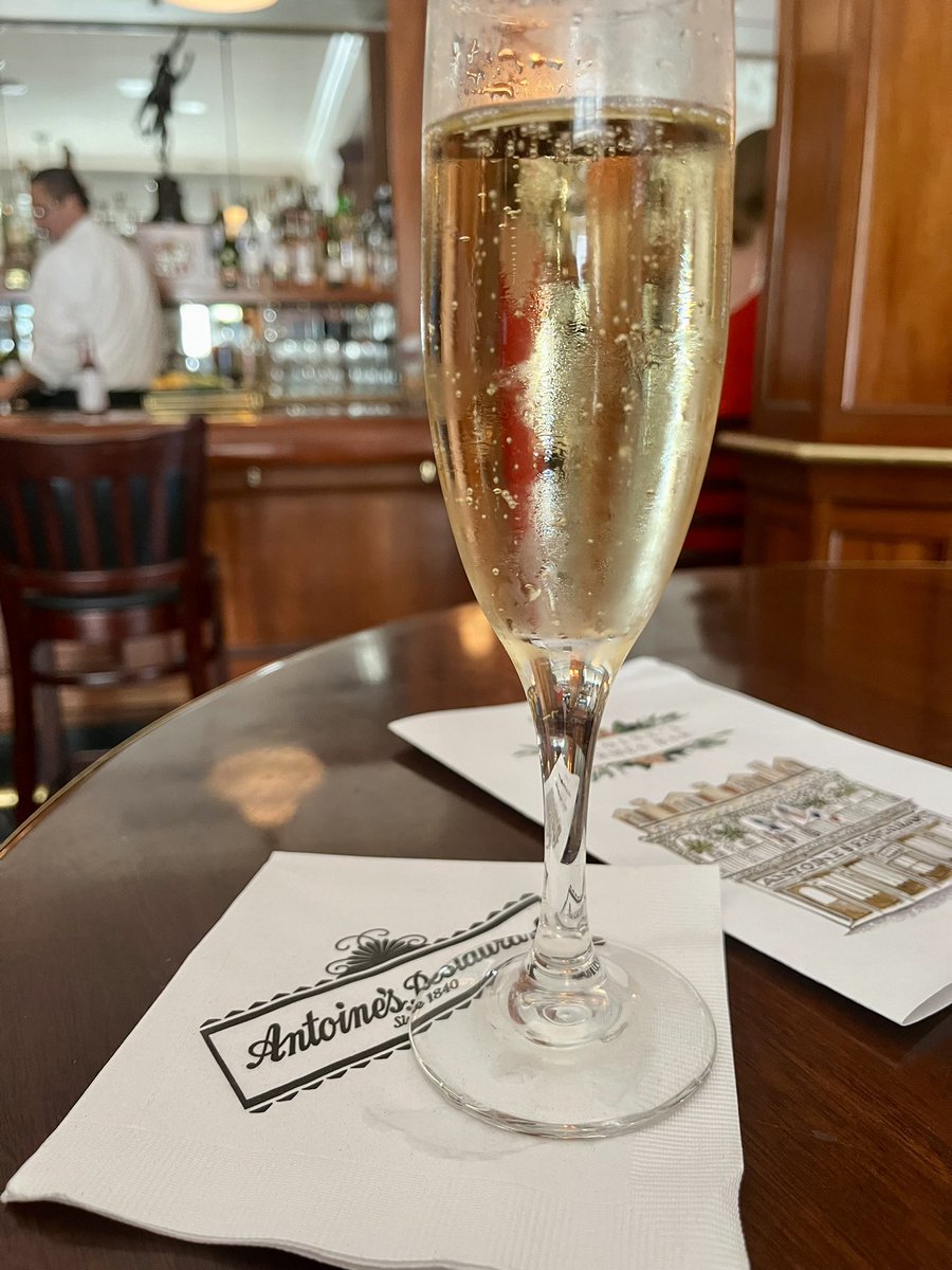 Hello, Friday. Love starting the weekend at @AntoinesNOLA