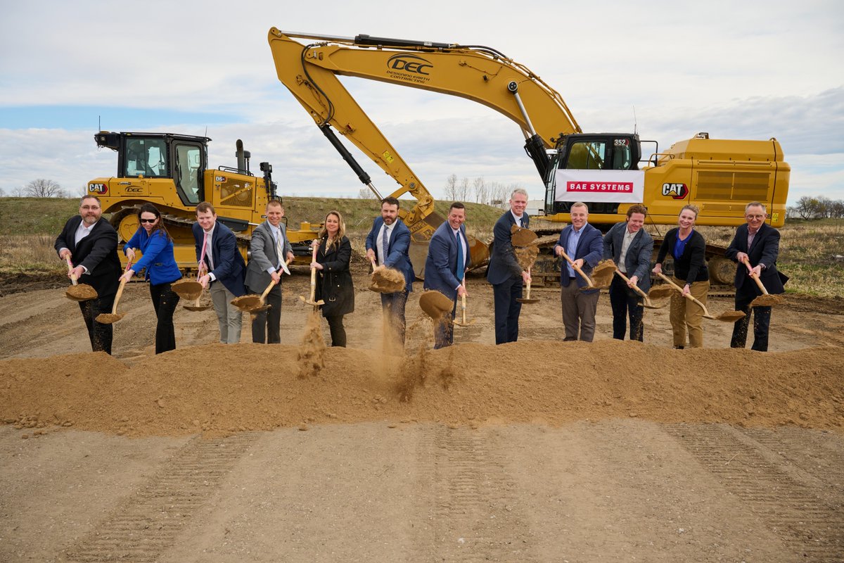 Our Combat Mission Systems business recently broke ground on its new tech-forward facility in Maple Grove, Minnesota. Learn more about the #news here: baes.co/UW6b50RokNl. #LifeatBAESystems #CombatEngineering #CombatInnovation #DefenseIndustrialBase