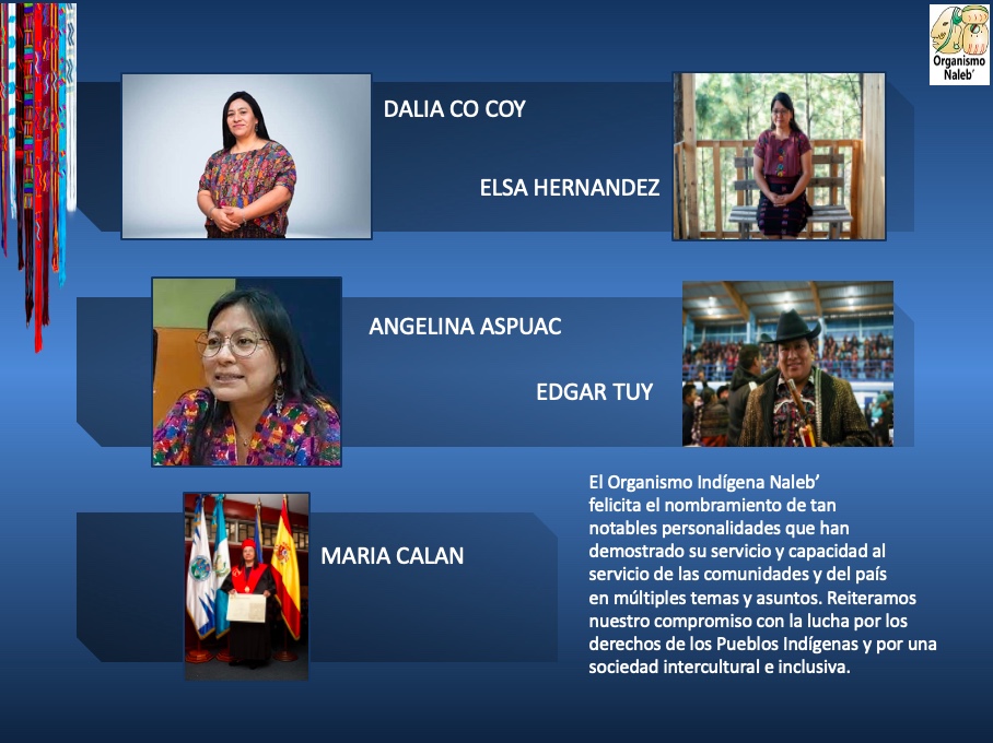 #MujeresqueInspiran 
#Guatemala 
#PueblosIndigenas
#Democracia 
#BernardoArevalo