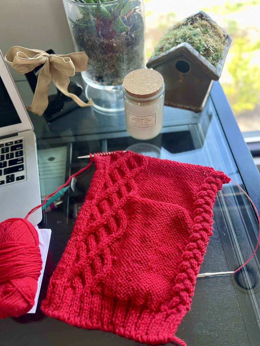 Making progress #knittingtwitter