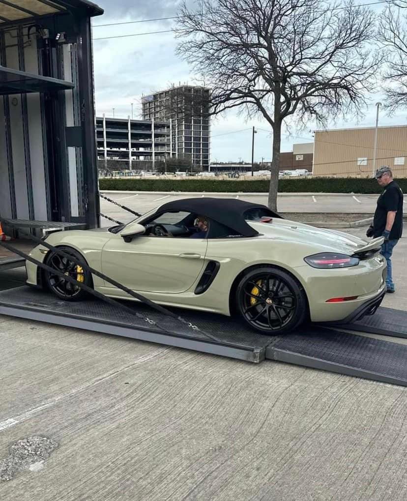 Unloading this awesome PTS Stone Grey 718 Spyder