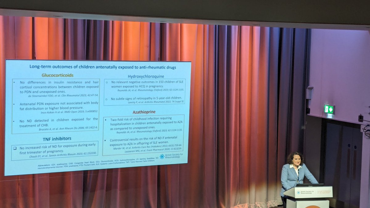 🤰'Will I have a healthy baby?' An excellent summary of the evidence on neurodevelopmental outcomes of individuals born to mothers with rheumatic diseases from @lauraandreoli80 Patient education and empowerment is 🗝️ #BSR24